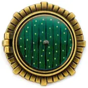 Sagan om Ringen Pin - Hobbit Door - för None - guldfärgad