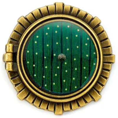 Sagan om Ringen Pin - Hobbit Door - för None - guldfärgad