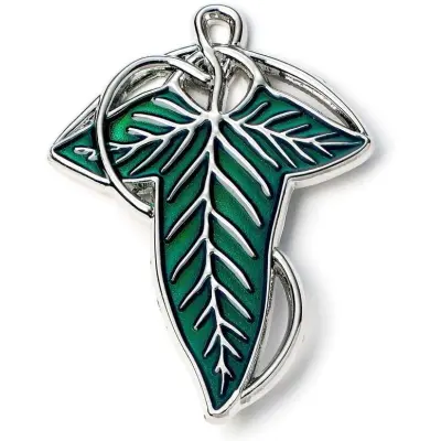 Sagan om Ringen Pin - Lorien Blatt - för None - silverfärgad