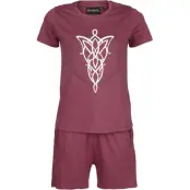 Sagan om Ringen Pyjamas - Evening Star - S XXL - för Dam - vinröd