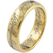 Sagan om Ringen Ring - The One Ring - för  guldfärgad