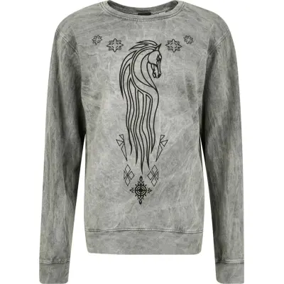 Sagan om Ringen Sweatshirt - Rohan - S XXL - för Dam - grå