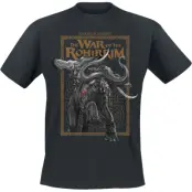 Sagan om Ringen T-shirt - Die Schlacht der Rohirrim - Rabid Mumak - S 4XL - för Herr - svart