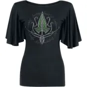 Sagan om Ringen T-shirt - Frodo Leaf - S XXL - för Dam - svart