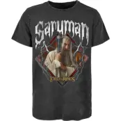 Sagan om Ringen T-shirt - Saruman Band - S XXL - för Herr - svart