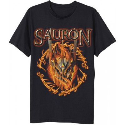 Sagan om Ringen T-shirt - Sauron - M XL - för Herr - svart