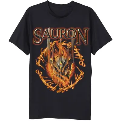Sagan om Ringen T-shirt - Sauron - M XL - för Herr - svart