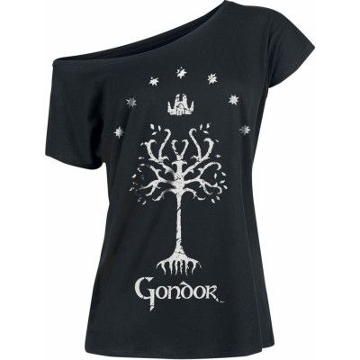 Sagan om Ringen T-shirt - Tree Of Gondor - S XL - för Dam - svart