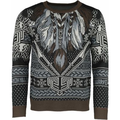 The Hobbit Christmas jumper - Bifur - S L - för Herr - flerfärgad