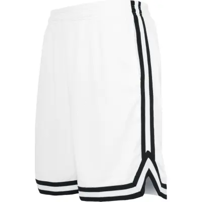 Urban Classics Shorts - Stripes Mesh Shorts - S 3XL - för Herr - vit/svart