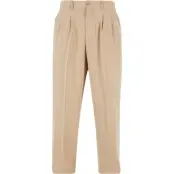 Urban Classics Tygbyxor - Wide Fit Pants - W32L32 W38L34 - för Herr - sand