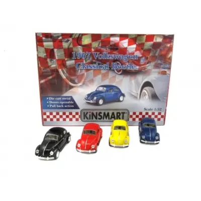 VW Original med pullback : Färg - Gul - Leksaksaffären -  Leksaksaffären