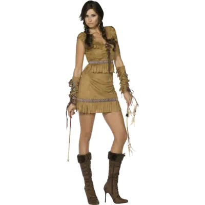 Fever Pocahontas-dräkt vuxen M