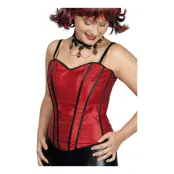 Korsett Röd/Svart - Medium