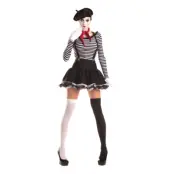 Kvinnlig Mimartist Maskeraddräkt