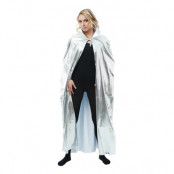 Mantel med Krage Silver - One size