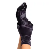 Satinhandskar Svart Deluxe - Svart