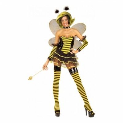 Sexig Bidrottning Maskeraddräkt