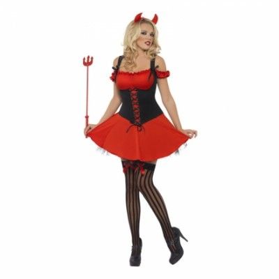 Sexig Djävulstjej Maskeraddräkt