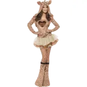 Sexig Giraffkostym M