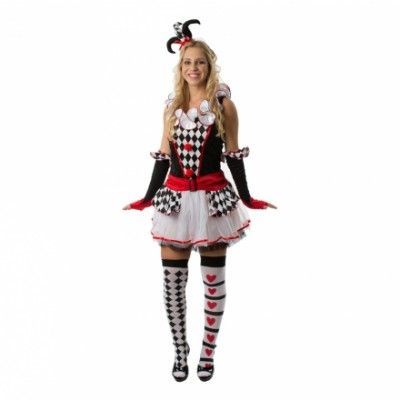 Sexig Harlekin Maskeraddräkt