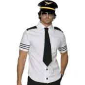 Sexig Kaptenskostym L