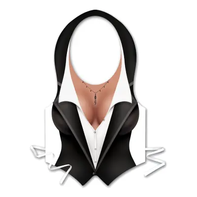 Sexig Kvinna Förkläde