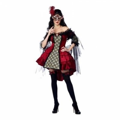 Sexig Maskeradbal Dam Maskeraddräkt