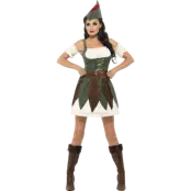 Sexig Robin Hood Maskeraddräkt Dam S