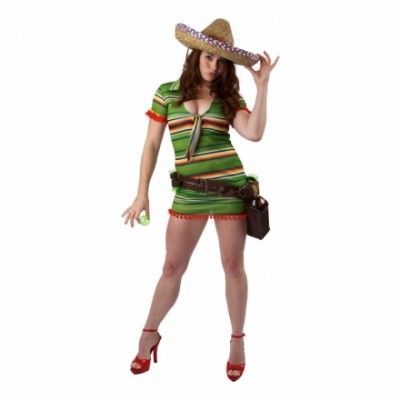 Sexig Tequilaflicka Maskeraddräkt