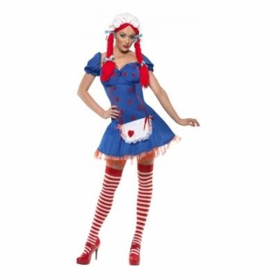 Sexig Trasdocka Maskeraddräkt