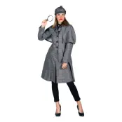 Detektiv Dam Maskeraddräkt - Medium