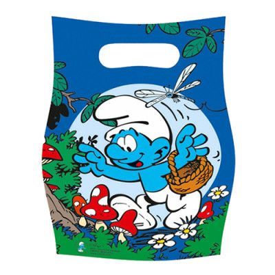 Kalaspåsar Smurfarna - 6-pack