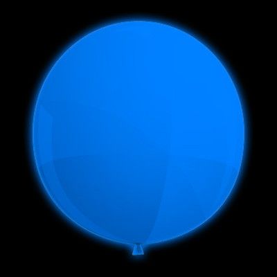 LED-Ballong Jätte Blå