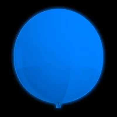 LED-Ballong Jätte Blå