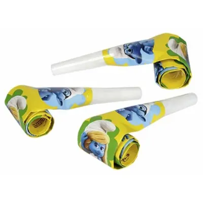 Ormblåsor Smurfarna 6-pack