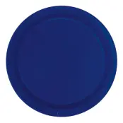 Papperstallrikar Mörkblå - 16-pack