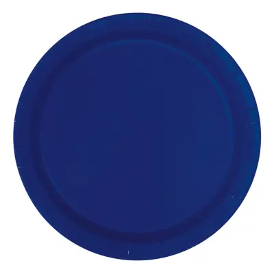 Papperstallrikar Mörkblå - 16-pack