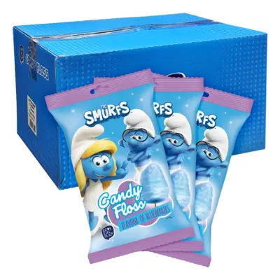 Smurfarna Sockervadd Blåbär Storpack - 12 x 50 g