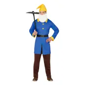 Blå Dvärg Maskeraddräkt - Large