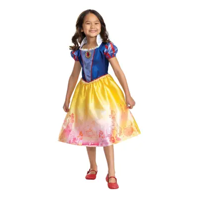 Disney Snövit Klänning Barn Maskeraddräkt - X-Small