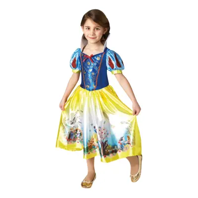 Prinsessan Snövit Barn Klänning Maskeraddräkt - Medium