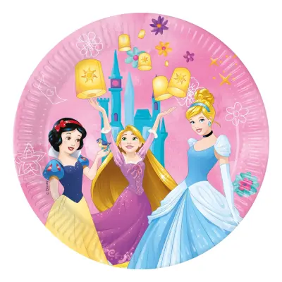 Papperstallrikar Disneyprinsessor - 8-pack