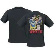 Snövit - Anime T-shirt - Homage - S XXL - för Herr - svart