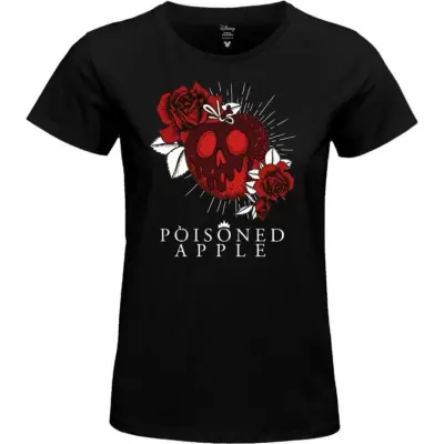 Snövit - Anime T-shirt - Poisoned Apple - S XXL - för Dam - svart