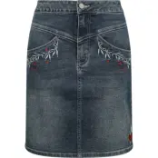 Snövit - Disney Kort kjol - Disney Princess - Picnic Collection - Snow White - S L - för Dam - mörk tvättad denim