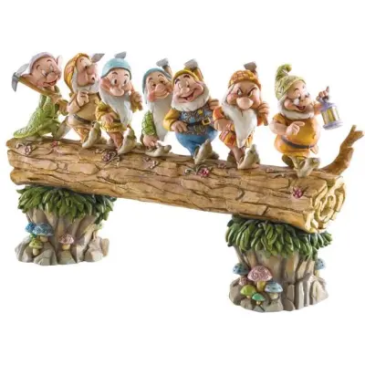 Snövit - Disney Samlingsfigurer - Homeward Bound Seven Dwarfs - för None - flerfärgad