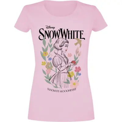 Snövit - Disney T-shirt - Radiate Godness - S XL - för Dam - rosa