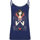 Snövit - Disney Topp - Disney Princess - Picnic Collection - Snow White - S M - för Dam - blå