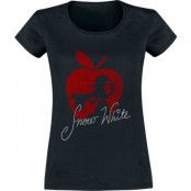 Snövit och de sju dvärgarna - Anime T-shirt - Snow White Silhouette - S XXL - för Dam - svart